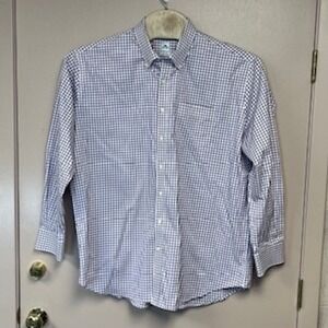 Peter Millar NanoLuxe Easycare Gingham Check‎ Button Down Shirt XXL Mens
